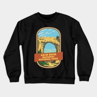 Arch Rock Mackinac National Park Crewneck Sweatshirt